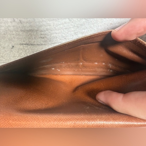 Louis Vuitton Portefeuille Sarah Long Bifold Wallet Monogram Canvas Leather - Picture 12 of 16